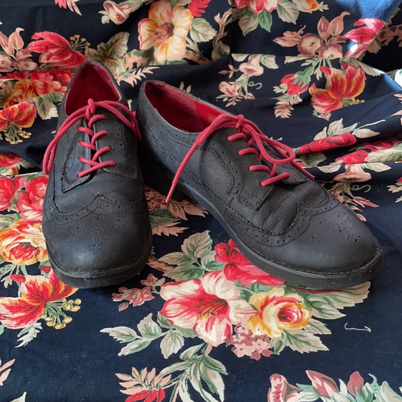 Nubuck Suede Ralph Lauren Oxfords - Picture 2 of 6